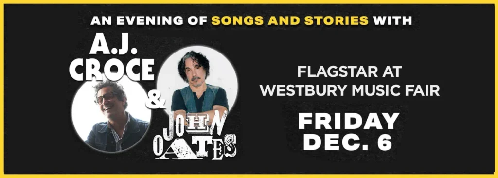 A.J. Croce & John Oates at Westbury Music Fair